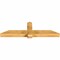 Ekena Millwork Eugene Rough Sawn Timber Gable Bracket, Western Red Cedar, 72"W x 21"H x 6"D x 6"F, 7/12 Pitch GBW072X21X0606EUG00RWR - alternate 3